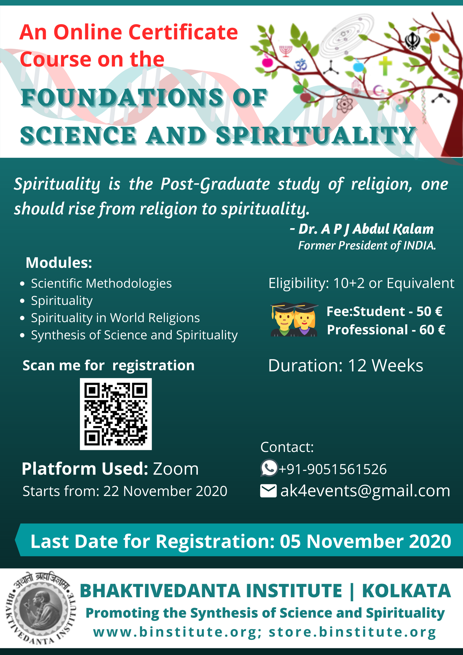 MOOC Science & Spirituality